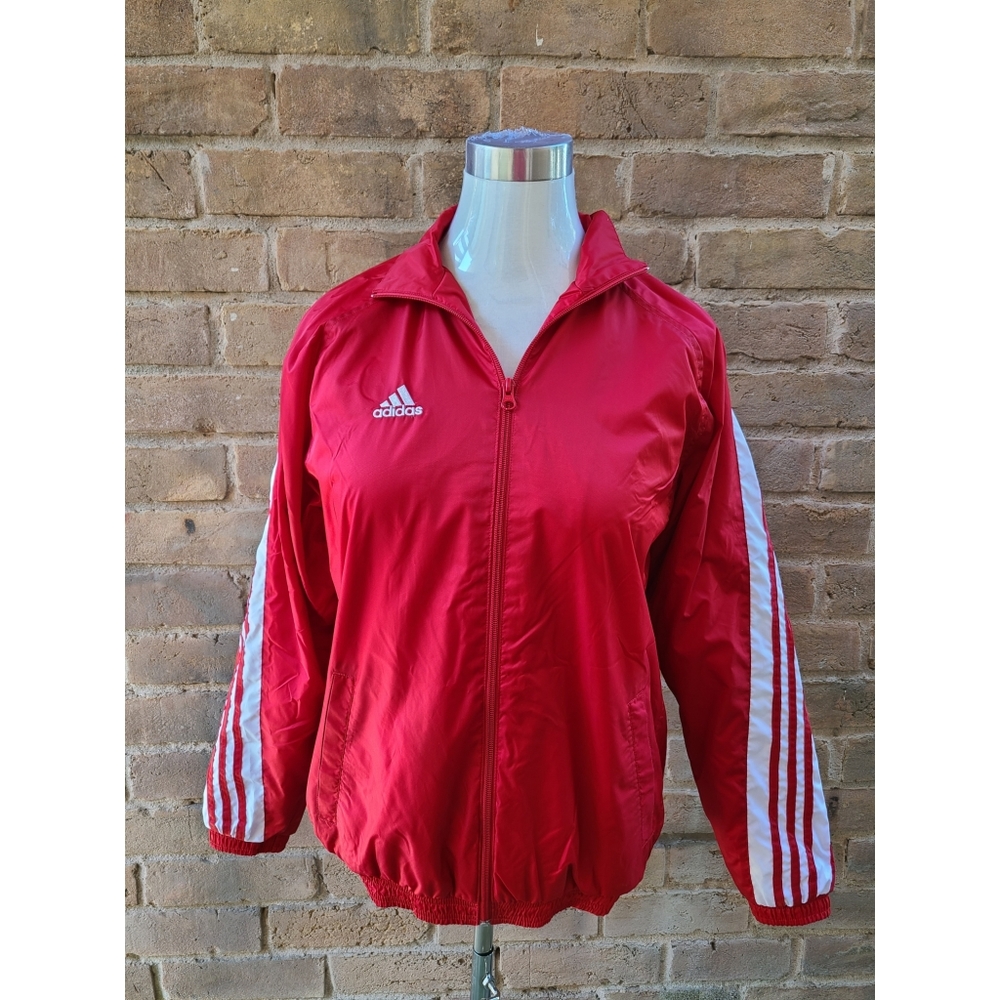 Classic Red&White Addias Windbreaker